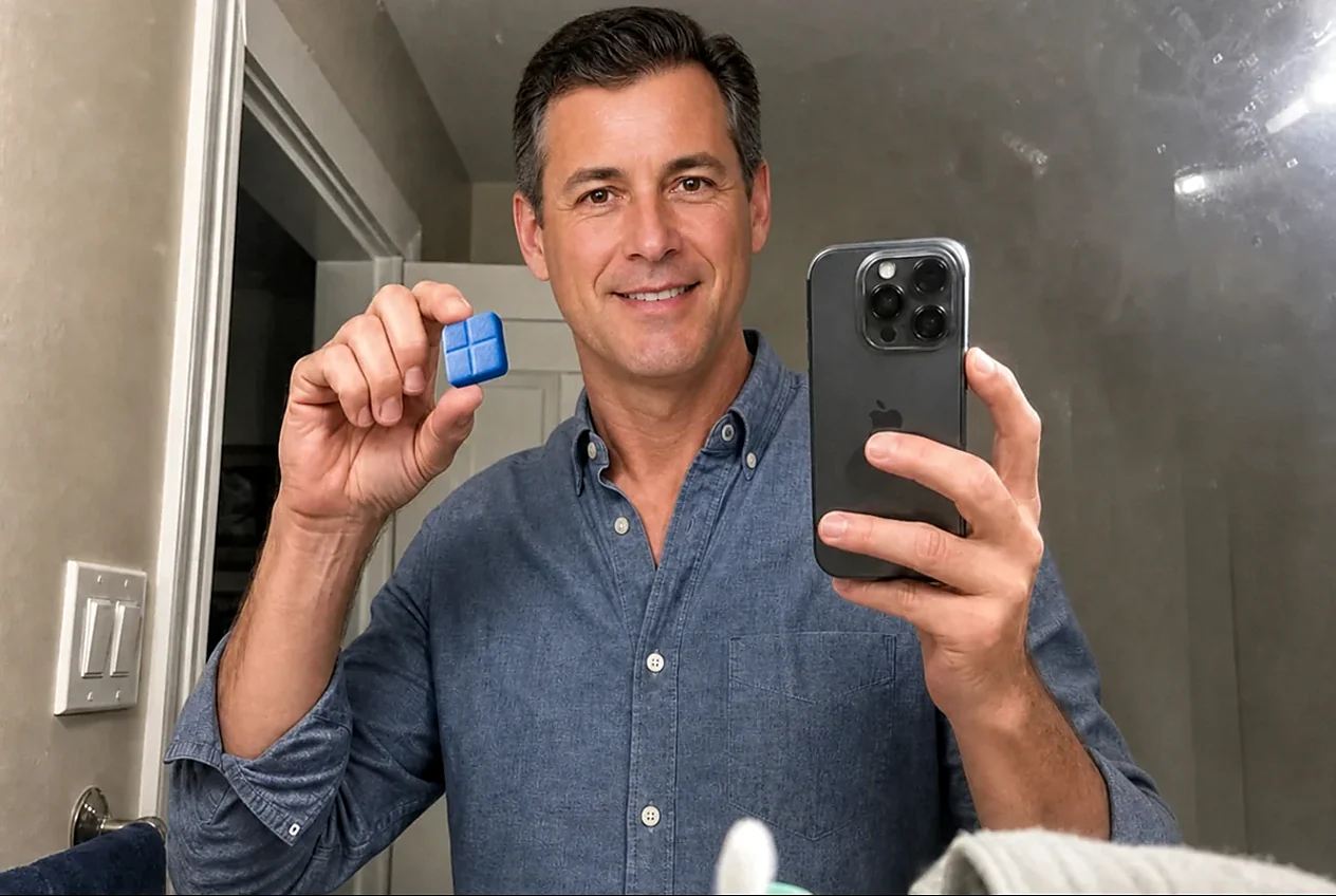Dr. Griffin taking DirectMax himself